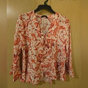NWT FRYE Paisley Blouse (M)